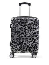 Next Rock Luggage Savannah Snow Leopard Animal Print Cabin Suitcase- Buy online at McGrocer