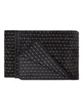 Paoletti Black Henley Pin-Cord Bedspread