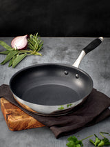 Next Stellar James Martin Silver Non-Stick Frying Pan 24cm- Buy online at McGrocer