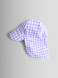 JoJo Maman Bébé Lilac Gingham UV swim hat, UK version