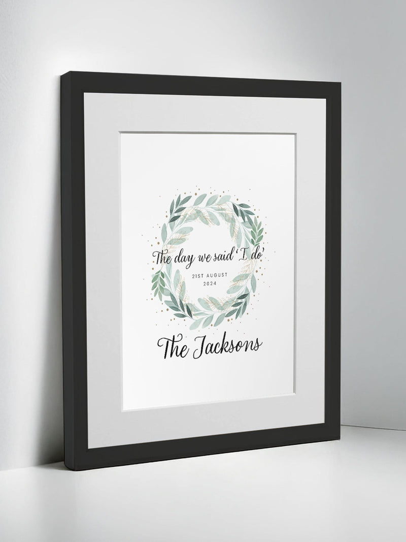 Jonnys Sister I do framed print 12x10 inches, imported from the UK