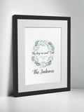 Jonnys Sister I do framed print 12x10 inches, imported from the UK