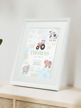 Next Jonnys Sister Personalised Farmyard Framed Print Keepsake 12 x 10 inches- Buy online at McGrocer