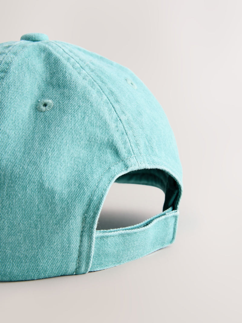 Green children's baseball cap with adjustable strap - British product