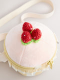 Pink cupcake cross-body bag 14cm height, imported from the UK