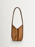Hereu Calella bucket suede shoulder bag tan chestnut (British brand)
