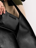 Hereu Studio Red Calella Hobo Trimmed Shoulder Bag