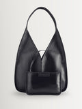Hereu Studio Red Calella Hobo Trimmed Shoulder Bag