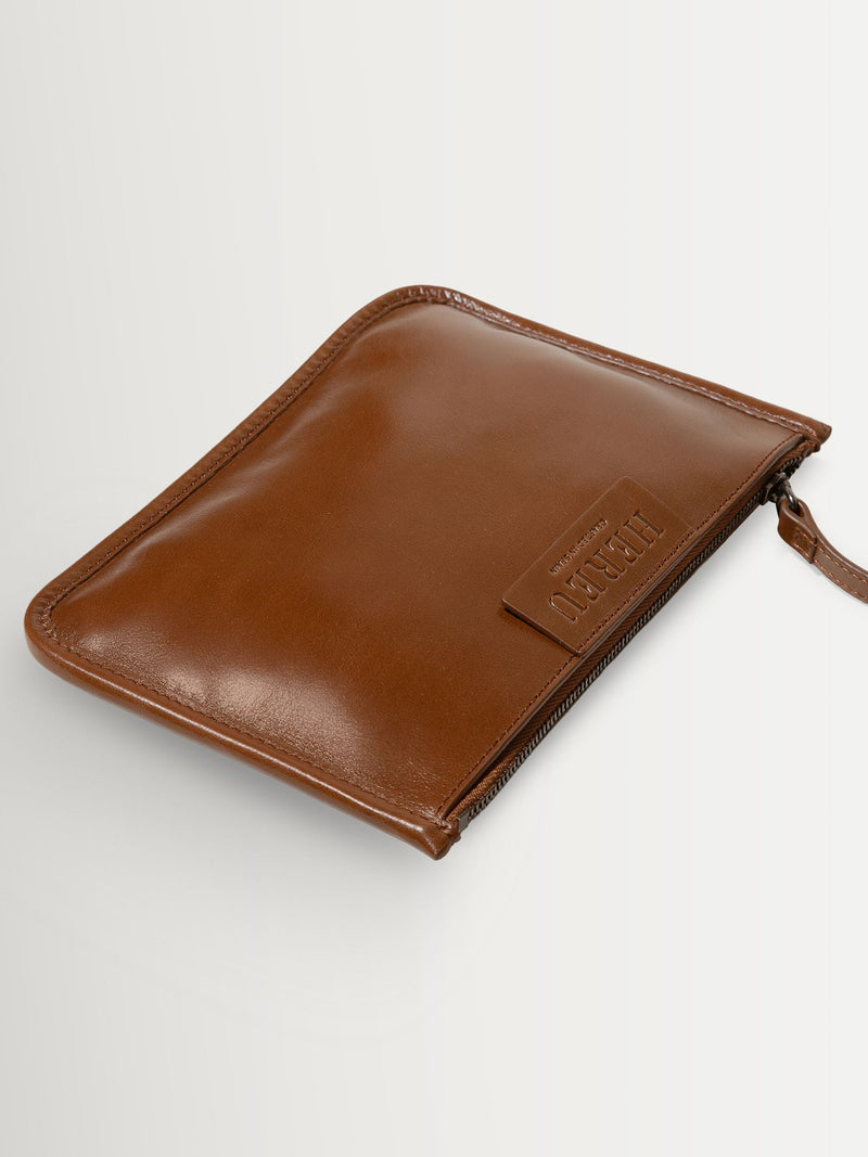 Hereu Studio Light Brown Calella Leather Tote Bag