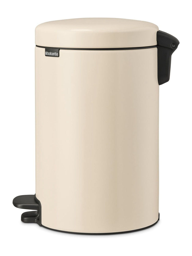 Brabantia Soft Beige NewIcon pedal bin 12L - British product