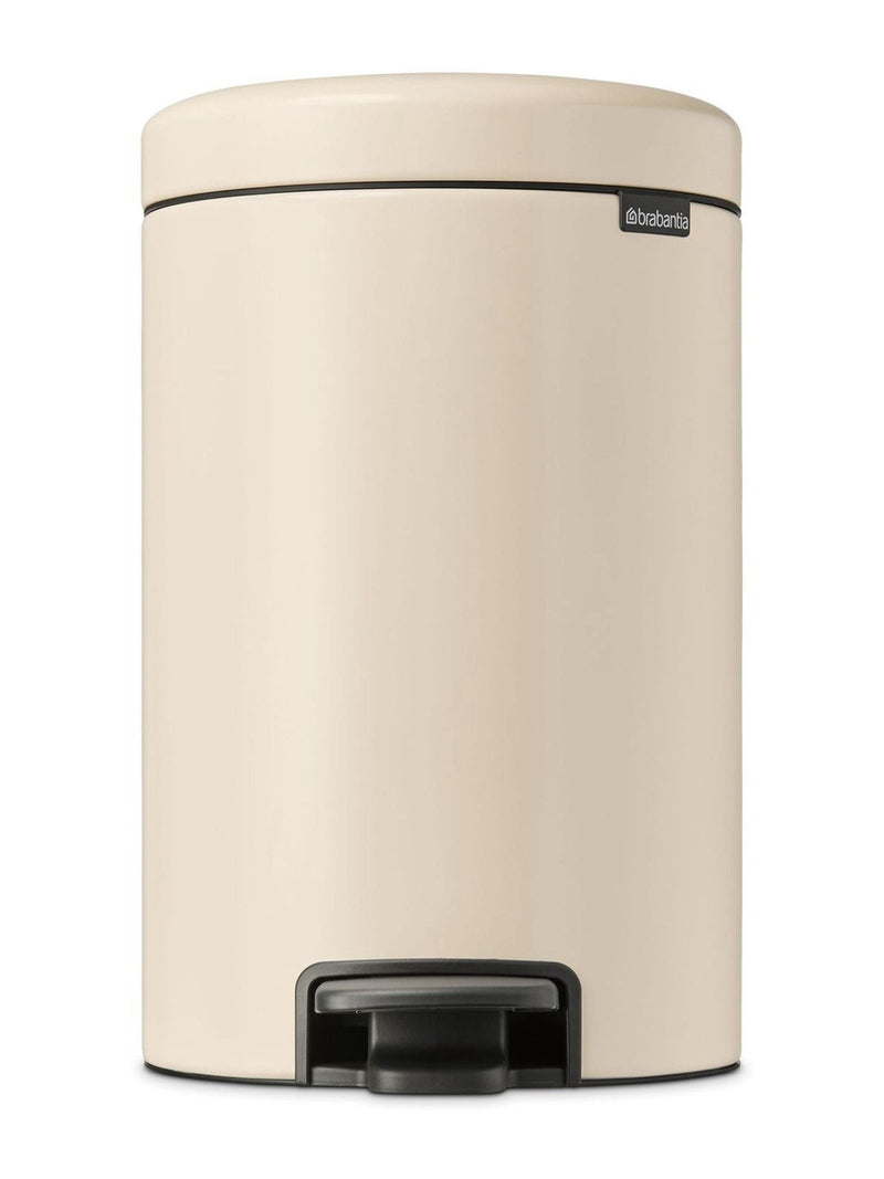 Brabantia Soft Beige NewIcon pedal bin 12L - British product