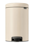 Brabantia Soft Beige NewIcon pedal bin 12L - British product