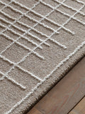 Gallery Home Dakota tufted rug taupe 200x290cm, UK version