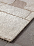 Gallery Home white Denver tufted graphic rug 200x290cm, UK version