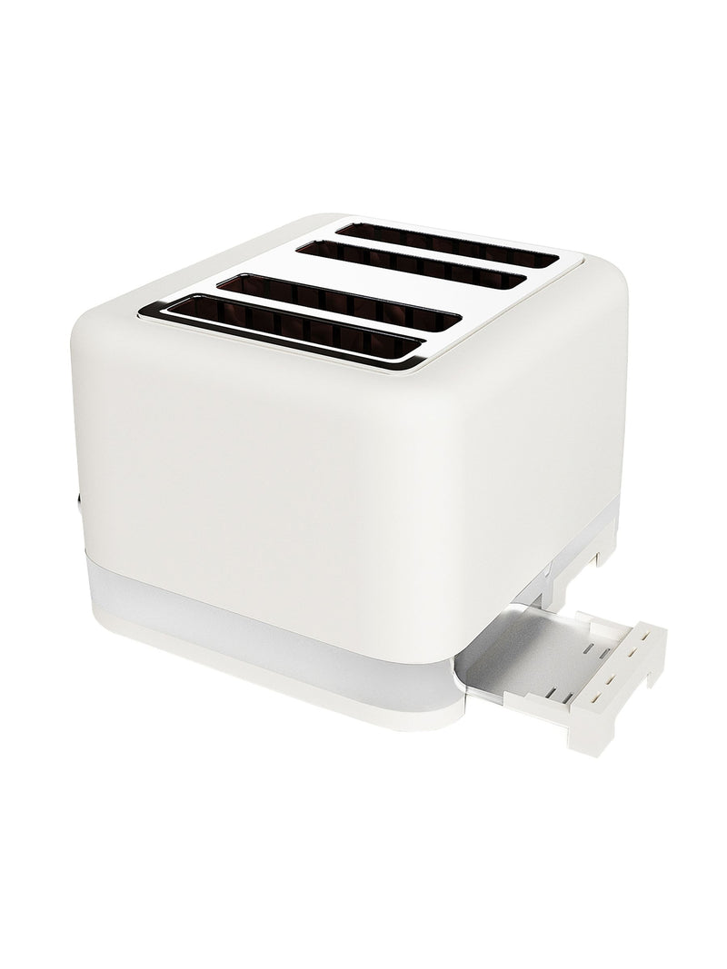 Laura Ashley toaster Cotton White 4 slice - British product