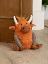 Next Furn Ginger Angus Highland Cow Door Stop 25cm- Buy online at McGrocer