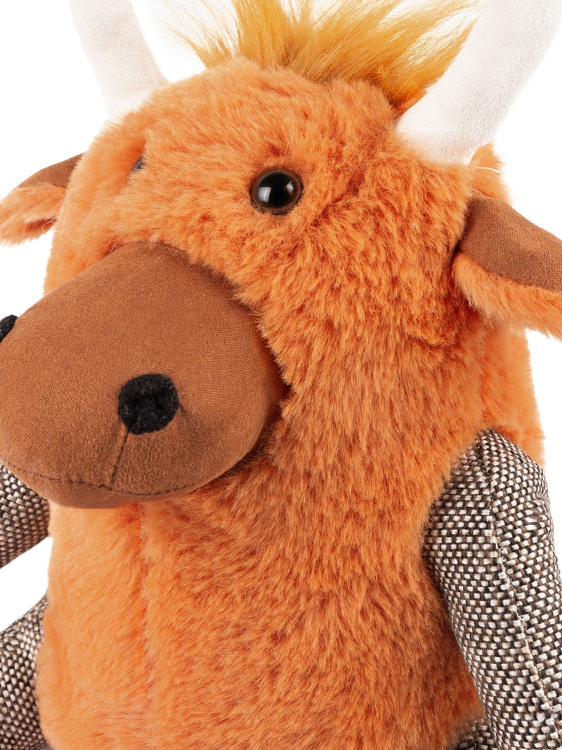 Ginger Angus Highland Cow door stop 25cm - British product