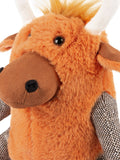 Ginger Angus Highland Cow door stop 25cm - British product