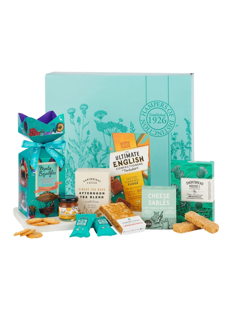 Spicers of Hythe Tea and Treats gift box, imported from the UK