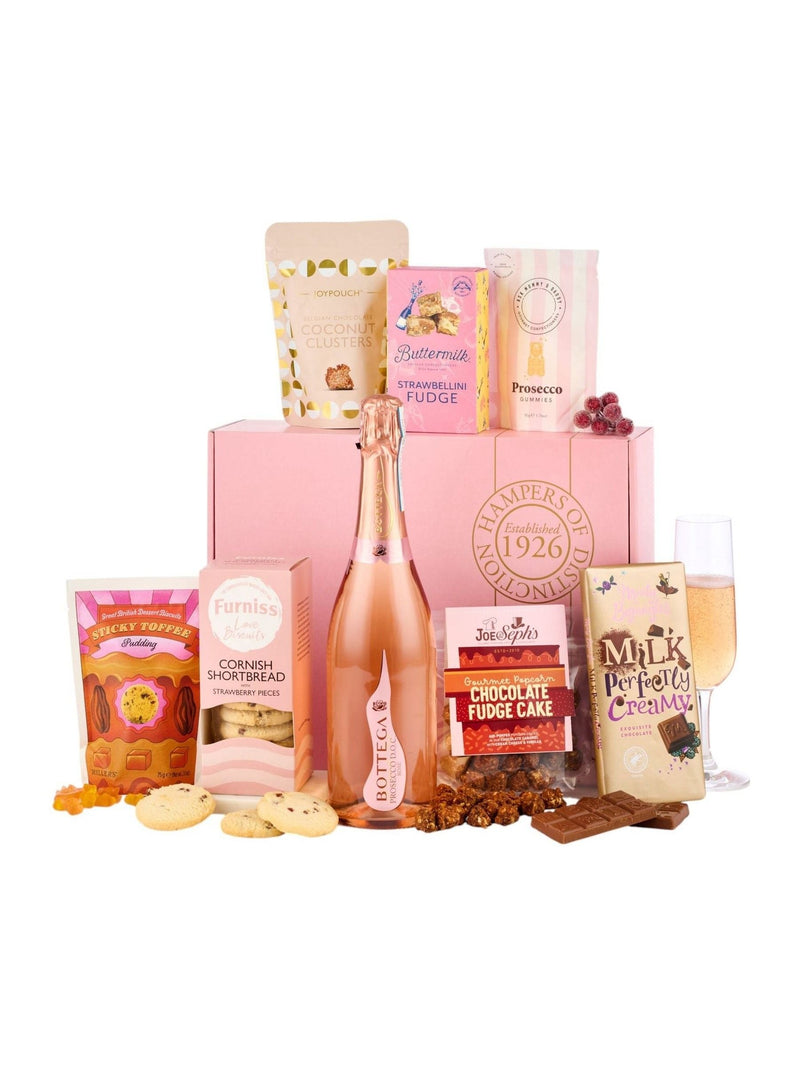 Spicers of Hythe rose prosecco gift box (British brand)