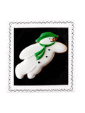 Biscuiteers Hand-Iced Snowman Square Letterbox