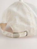 Chocolate brown linen blend cap - British product