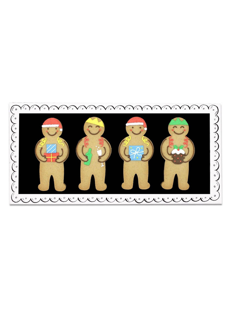 Biscuiteers Hand-Iced Jolly Gingers Christmas Party Letterbox Gift