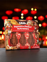 Next Gnaw Popcorn Peanut Mini Nutcracker Chocolate Gift Set- Buy online at McGrocer