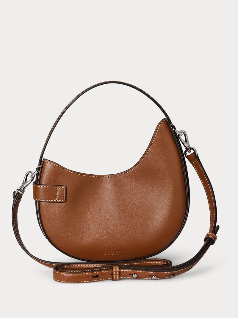 Lauren Ralph Lauren brown Tasha leather crossbody bag (British brand)