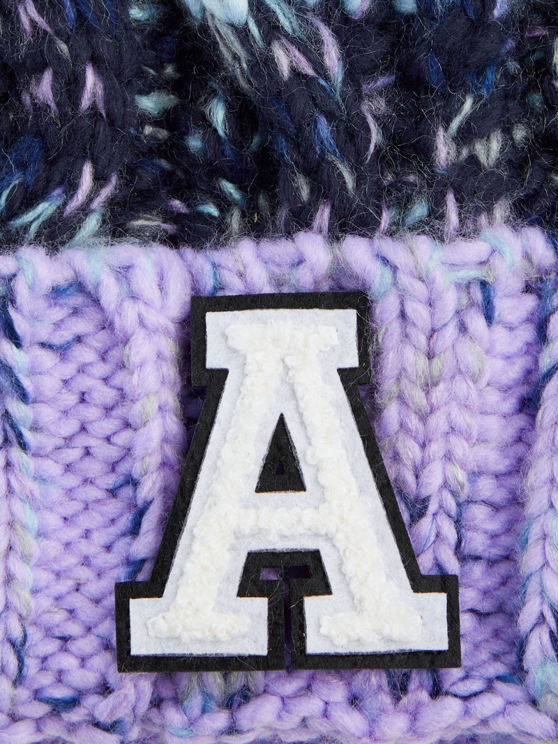 Alphabet personalised Christmas beanie kids hat, imported from the UK