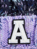 Alphabet personalised Christmas beanie kids hat, imported from the UK