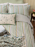 Joules Green Country Tiles bedding set, UK version