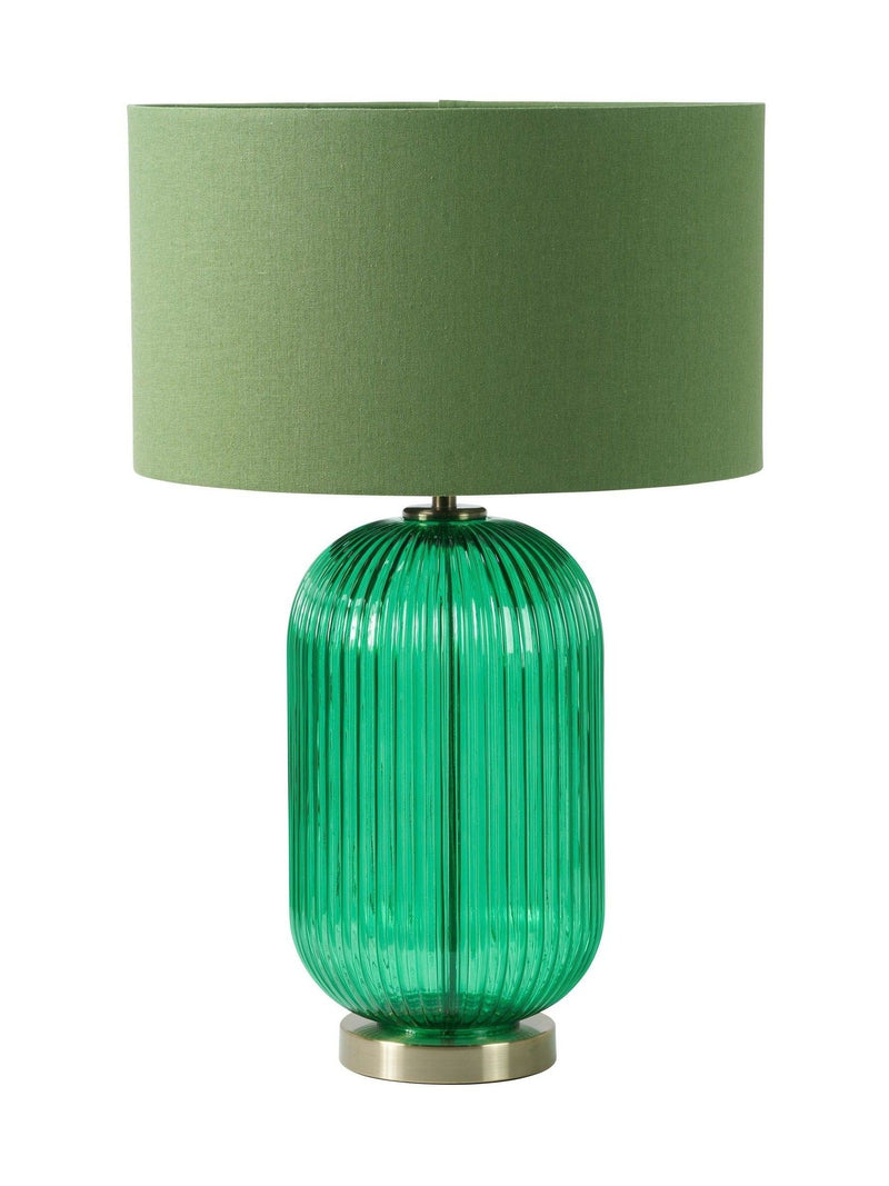 Designers Guild Emerald Varese table lamp, imported from the UK