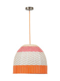 Designers Guild Pimento Brera rattan ceiling pendant, imported from the UK