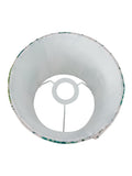 Designers Guild emerald Kyoto flower pleated lampshade, imported from the UK