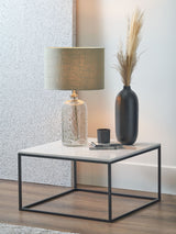Next Designers Guild Clear Moss Chinon Glass Table Lamp Base and Shade Set- Buy online at McGrocer