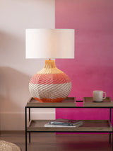 Next Designers Guild Pimento Brera Rattan Table Lamp- Buy online at McGrocer