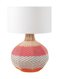 Designers Guild Pimento Brera rattan table lamp, UK version