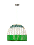 Designers Guild Emerald Brera rattan ceiling pendant, UK version
