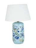 Designers Guild blue Porcelaine de Chine table lamp set, UK version