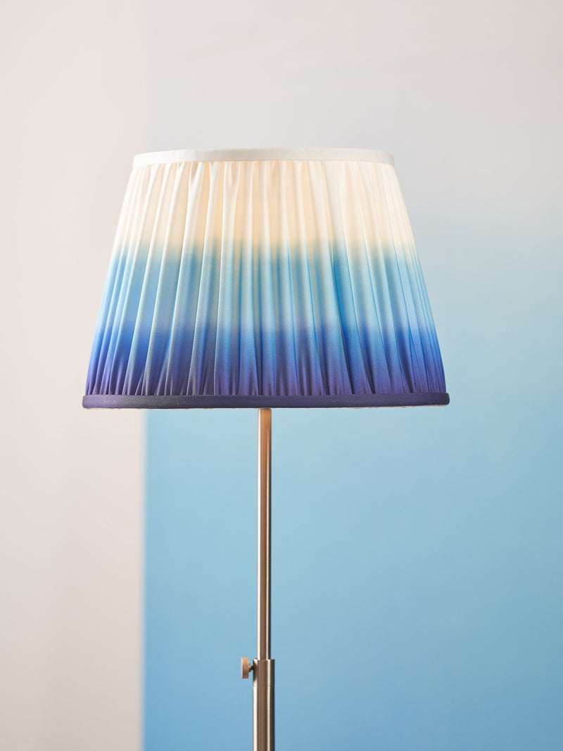 Designers Guild cobalt Savoie pleated shade 40cm - British product