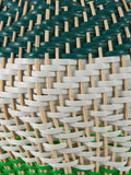 Designers Guild Emerald Brera rattan table lamp one size, imported from the UK