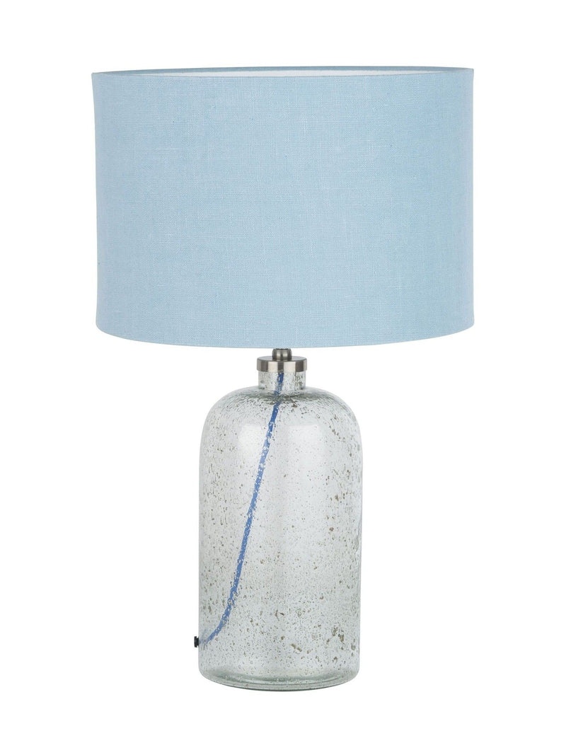 Designers Guild grey bubble glass table lamp 50cm - (British brand)