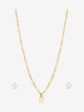 Inicio gold tone opal stone pendant set gift box, UK version