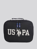 U.S. Polo Assn black authentic graphic lunchbag, UK version