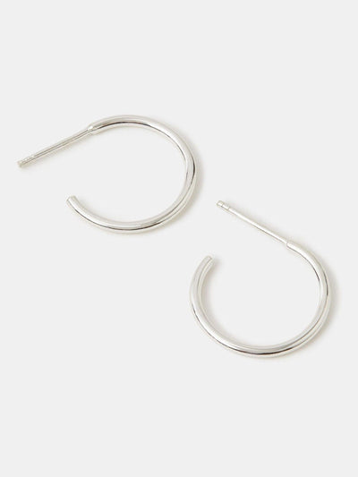 Next Accessorize 925 Sterling Silver Small Hoop Earrings- Buy online at McGrocer