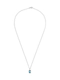 Beaverbrooks white gold topaz pendant 45cm - British product