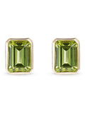 Beaverbrooks peridot stud earrings 6mm - British product
