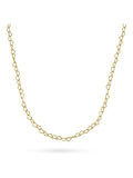 Beaverbrooks gold plated heart chain necklace 45cm - British product