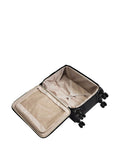 Antler Black Soft Stripe cabin suitcase (British brand)